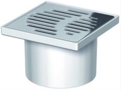 Aco - EasyFlow Üst Başlık, 150x150mm Paslanmaz Çelik Izgaralı - 2700.77.11