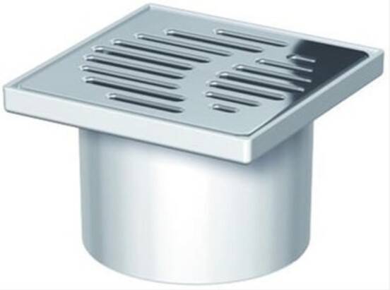 Aco - EasyFlow Üst Başlık, 150x150mm Paslanmaz Çelik Izgaralı - 2700.77.11 - 1