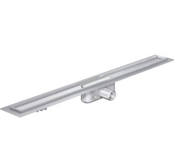 Aco - Lineer Duş Kanalı L=300 mm Sabit Çerçeveli Kanal Gövdesi, Yatay Çıkış DN50 - M.90.S2A.001 - 1