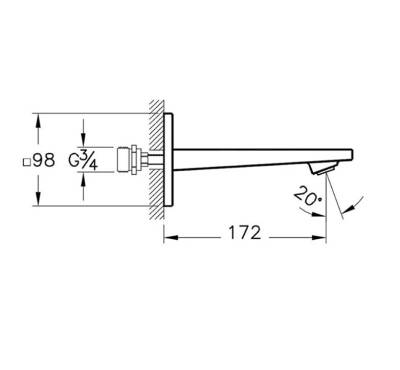 Artema - Brava Çıkış Ucu, Krom - A42397-TESHIR - 2