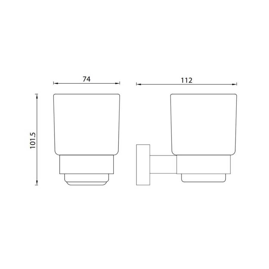 Bocchi Ferrara Diş Fırçalık - 3005-0003-TESHIR - 2