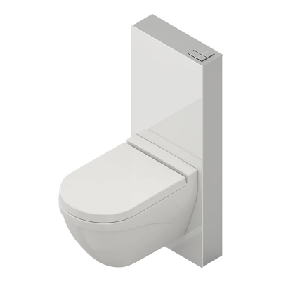 Bocchi Glassbox Duvar Cam Rezervuar Beyaz - 8100-1001-TESHIR