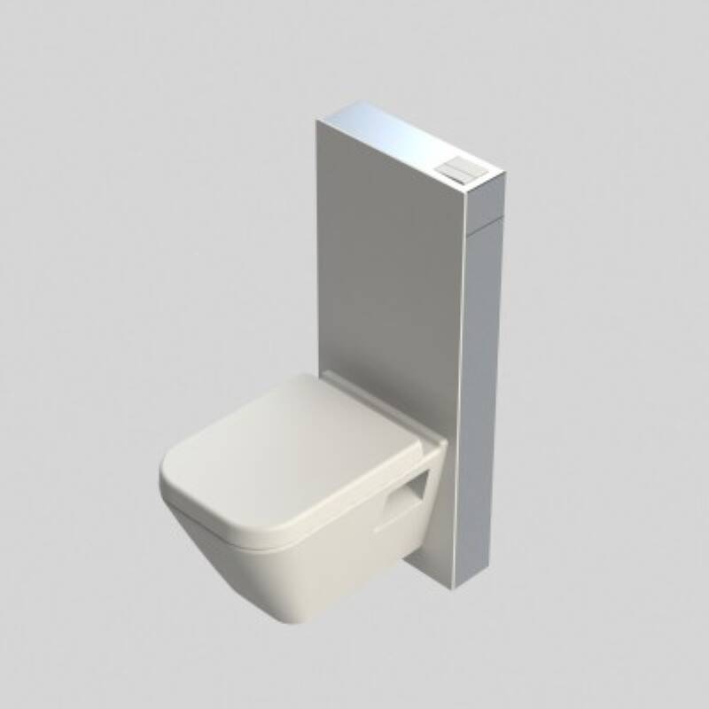 Bocchi Glassbox Duvar Cam Rezervuar Beyaz - 8100-1001-TESHIR - 2