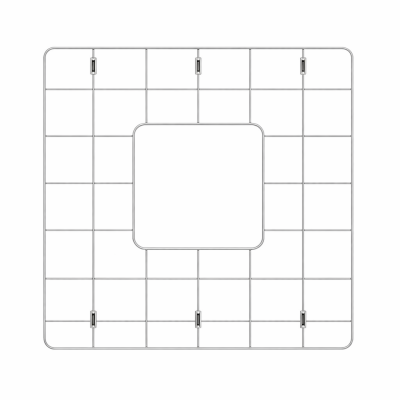 Bocchi Paslanmaz Çelik Tel Izgara 42 cm - 2300-2006