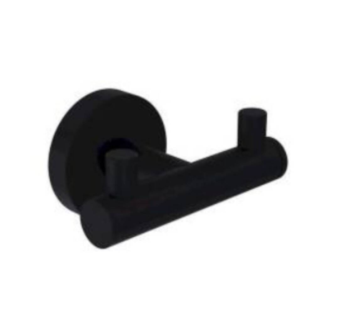 Bocchi - Piave Bornoz Askılık İkili Mat Siyah -3015-0001-AB - 1