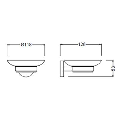 Bocchi - Pıave Sabunluk Mat Siyah - 3015-0002-AB - 2