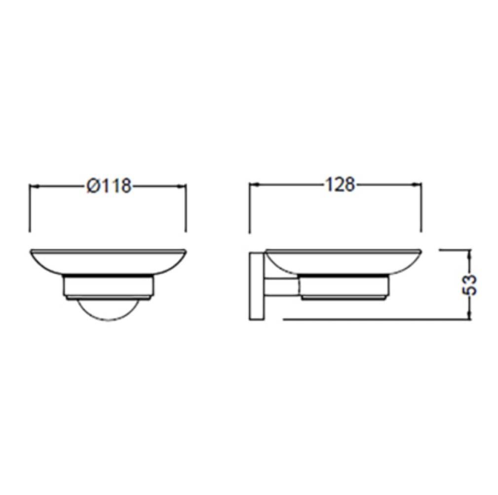 Bocchi - Pıave Sabunluk Mat Siyah - 3015-0002-AB - 2