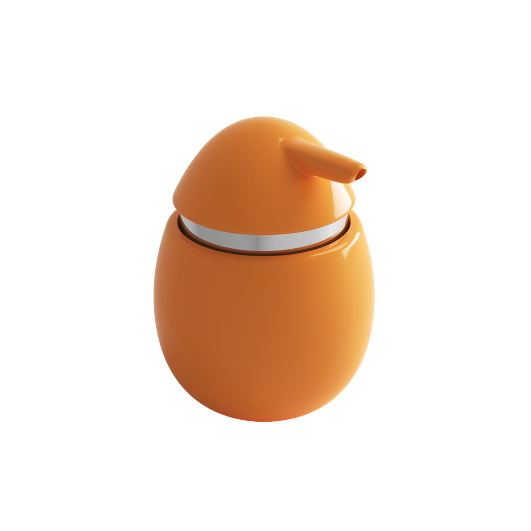 Bocchi Uovo Seramik Sıvı Sabunluk Parlak Mandalina - 3023-021-0012 - 1