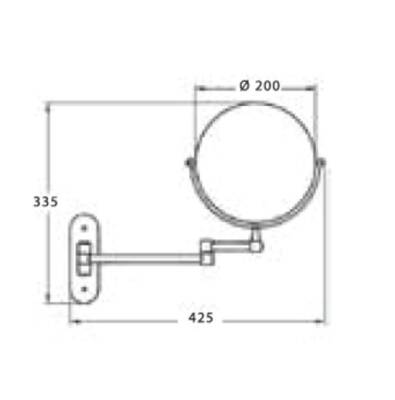 CSK - Otel Serisi Makyaj Aynası - OL 2756-TESHIR - 2
