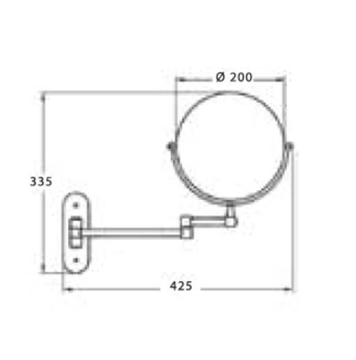CSK - Otel Serisi Makyaj Aynası - OL 2756-TESHIR - 2