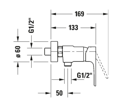 Duravit - B.1 Banyo Duş Bataryası - B14230000010-TESHIR - 3