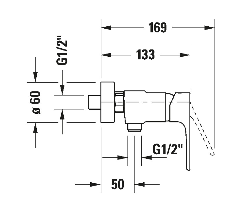 Duravit - B.1 Banyo Duş Bataryası - B14230000010-TESHIR - 3