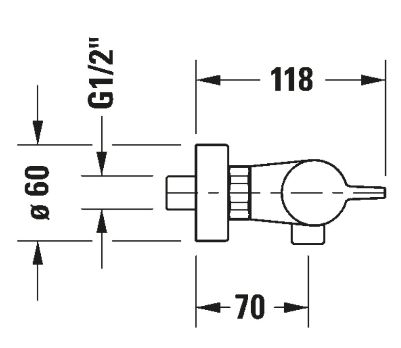 Duravit - B.1 Termostatik Duş Bataryası - B14220000010-TESHIR - 5