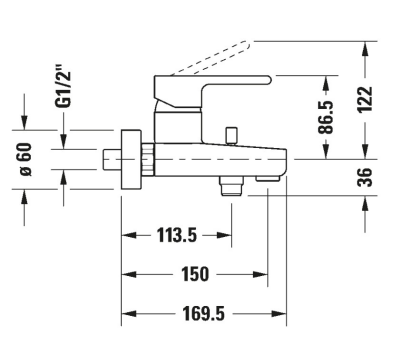 Duravit - B.2 Banyo Bataryası - B25230000010-TESHIR - 3