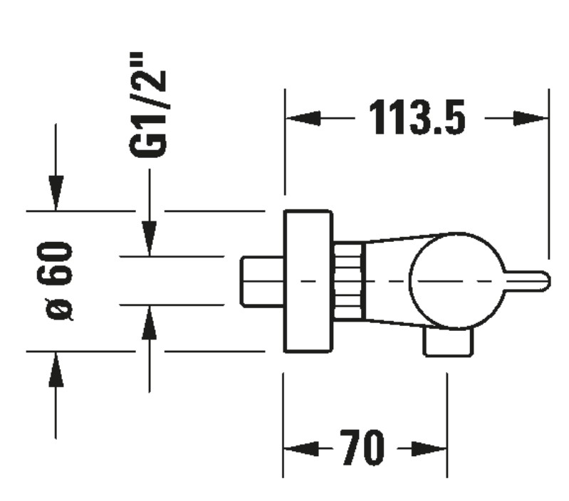 Duravit - B.2 Termostatik Duş Bataryası - B24220000010-TESHIR - 3
