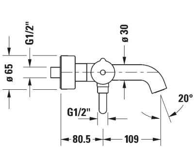 Duravit - C.1 Banyo Bataryası - C15230000010-TESHIR - 2
