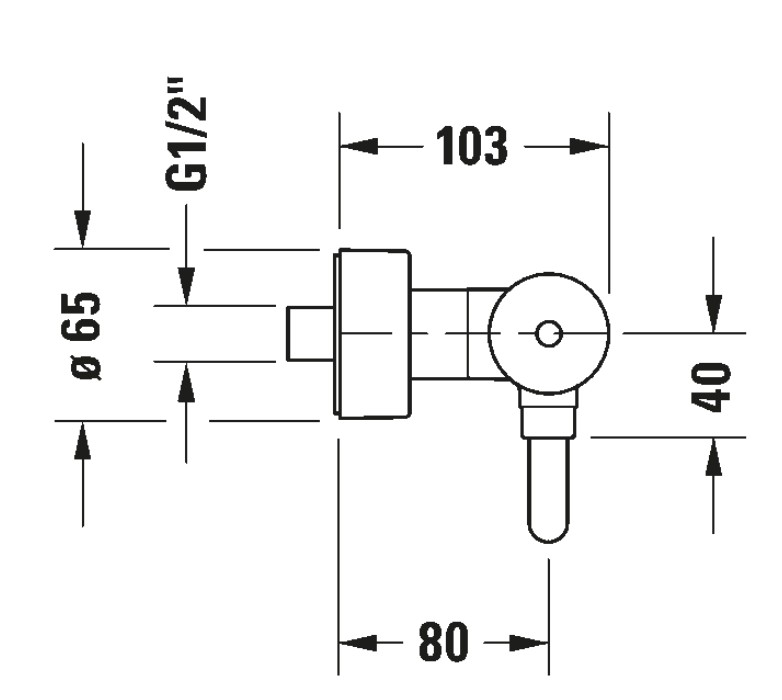 Duravit - C.1 Banyo Duş Bataryası - C14230000010-TESHIR - 2