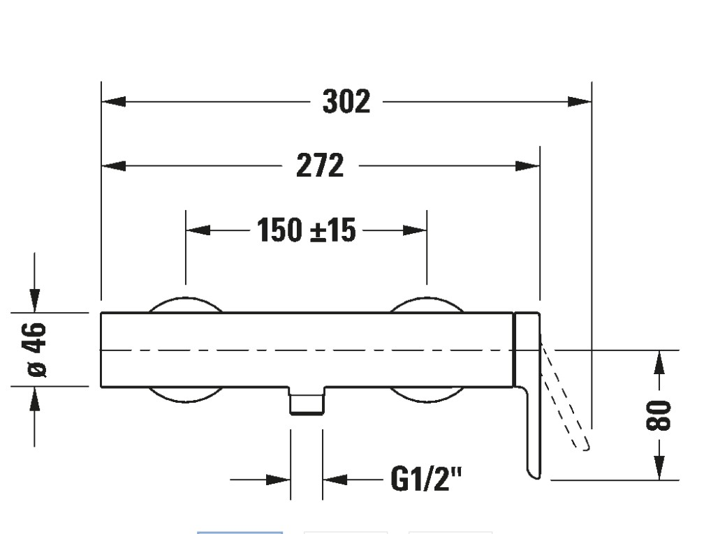 Duravit - C.1 Banyo Duş Bataryası - C14230000010-TESHIR - 3