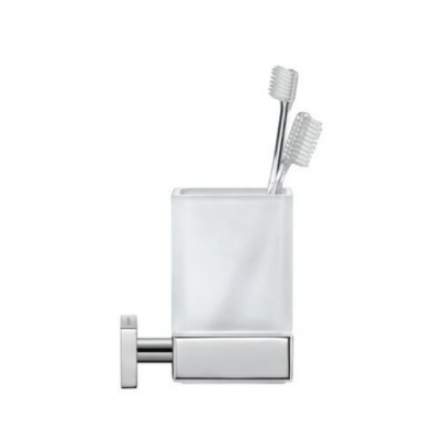 Duravit -Karree Cam Diş Fırçalık (Krom + Cam) - 0099511000-TESHIR - 2