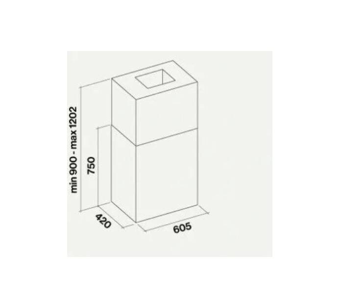 Falmec ALTAIR DESIGN Cappa isola cm 60 - acciaio inox - motore 800 m3/h İnox Ada Davlumbaz - CVOI60.E0P2şZZZI491F-TESHIR - 5