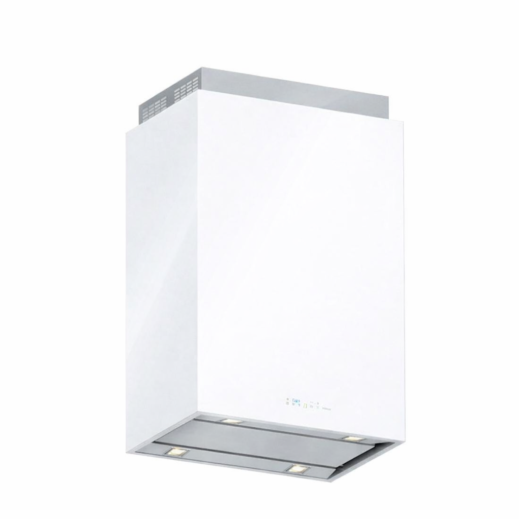 Falmec - Laguna Ada Tipi Davlumbaz 90 cm – Beyaz Cam, Modern Tasarım - CLDI9075.E0P2*ZZZI491F-TESHIR - 2