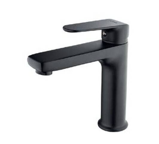 FOMA - Mix 3002-B Falcon Mat Siyah Lavabo Bataryası - 3002B - 1