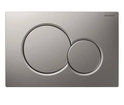 Geberit - Sigma01 Kumanda Paneli, Çift Basmalı, Mat Krom - 115.770.46.5 - 2