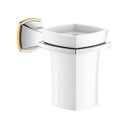 Grohe Diş Fırçalık ve Tutacağı Grandera Krom Altın - G40626IG0-TESHIR - 1