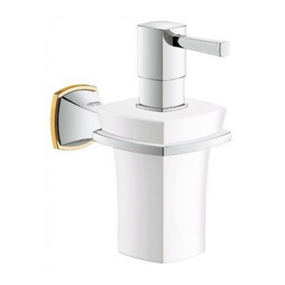 Grohe Grandera Sıvı Sabunluk ve Tutacağı Krom Altın - G40627IG0-TESHIR