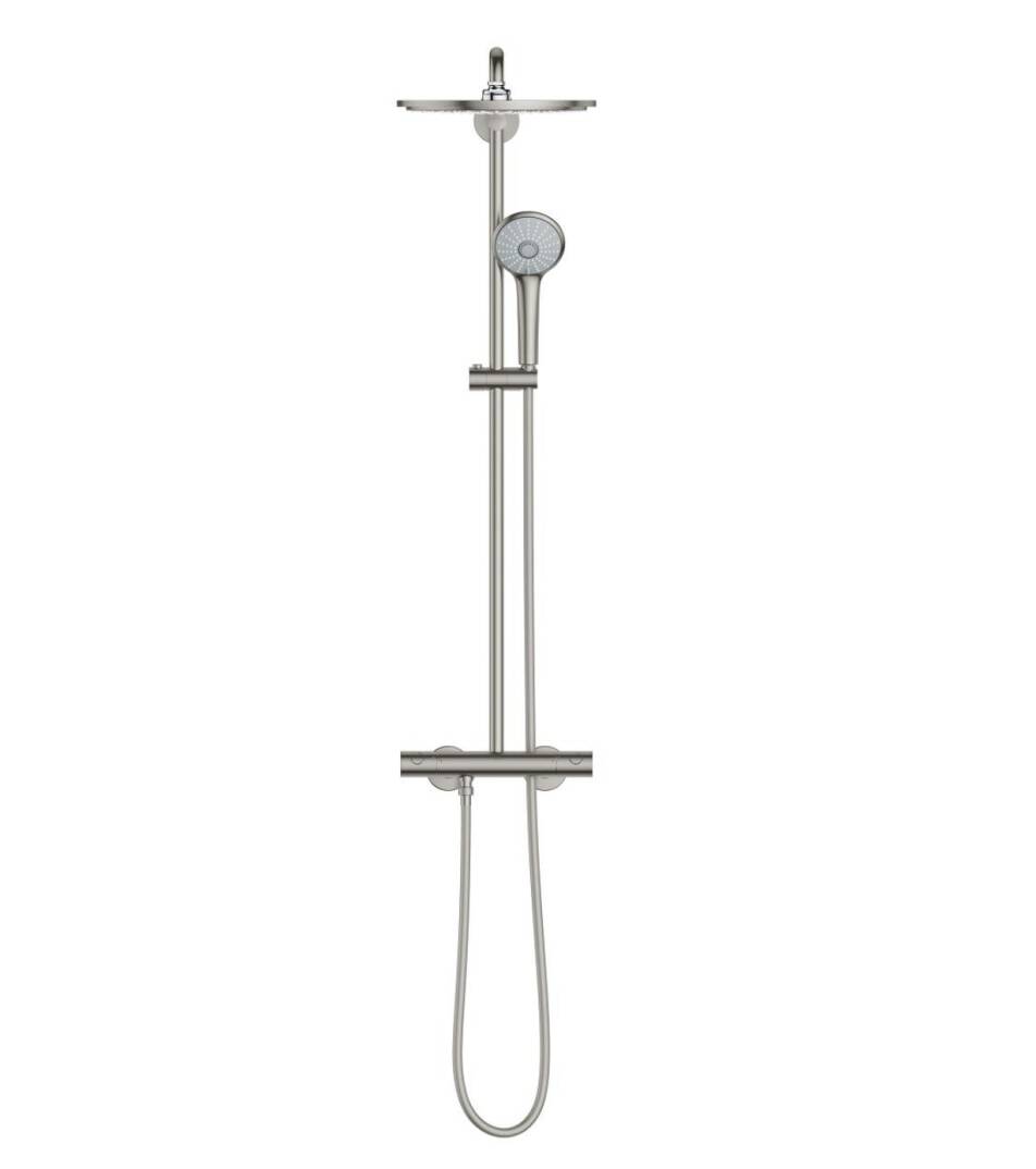 Grohe - Grohe Euphoria System 310 Termostatik Duş Sistemi – Duvar Tipi Montajlı - G26075DC0-TESHIR - 2