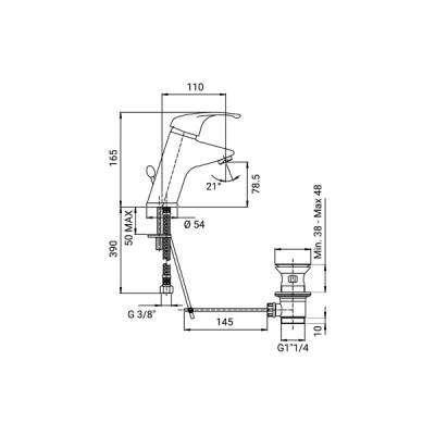 Ideal Standard Ceraplan Banyo Bataryası - B3697AA-TESHIR - 2
