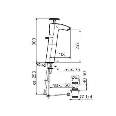 Ideal Standard Venice Lavabo Bataryası - A5353AA-TESHIR - 2