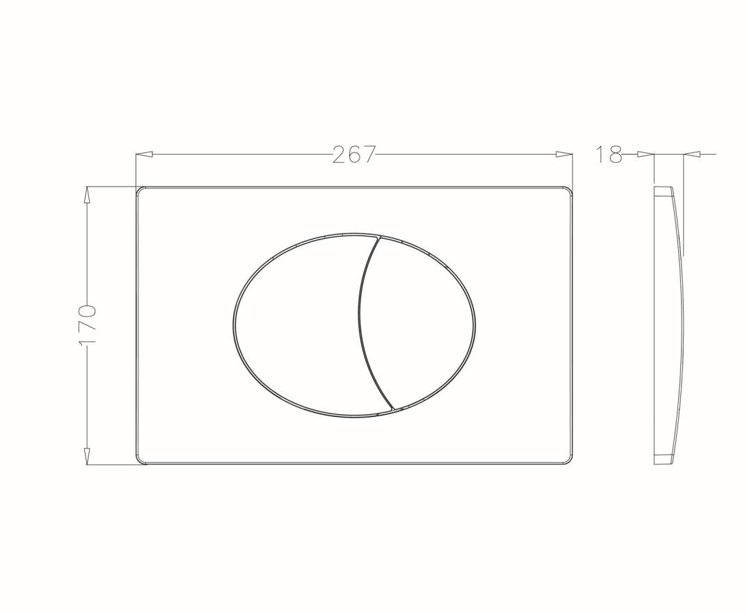 Japar - Ege Mat Krom Panel - 23150 - 2