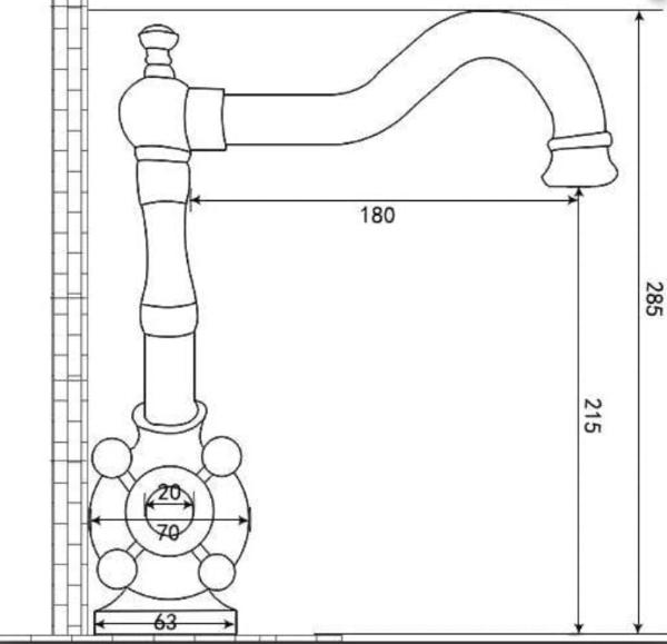 ORKA Truva Mutfak Armatürü Krom - TR3505-TESHIR - 2